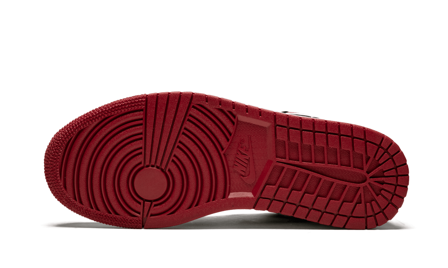 Air Jordan 1 Low Black Toe WHITE/BLACK-GYM RED