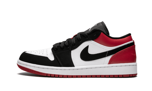 Air Jordan 1 Low Black Toe WHITE/BLACK-GYM RED