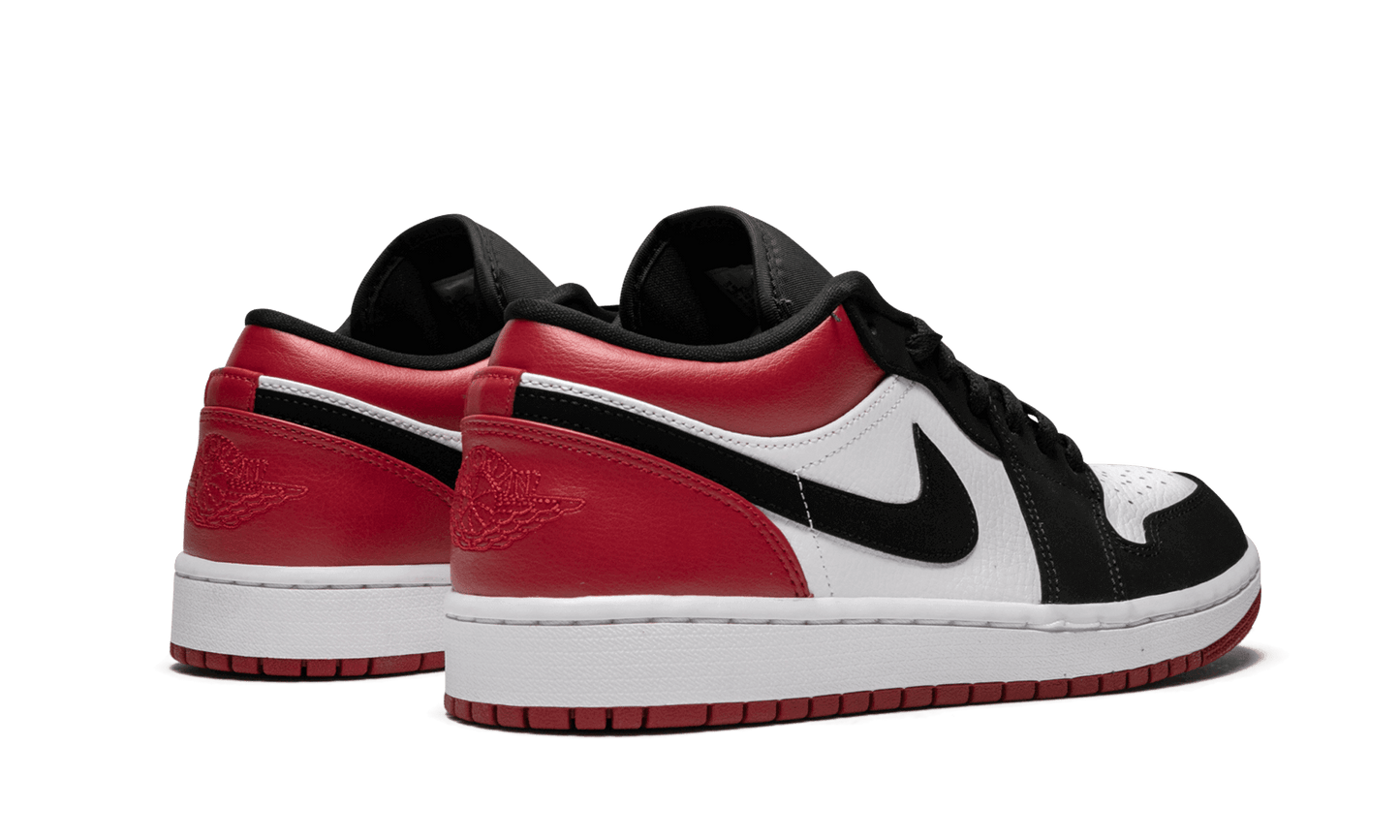 Air Jordan 1 Low Black Toe WHITE/BLACK-GYM RED