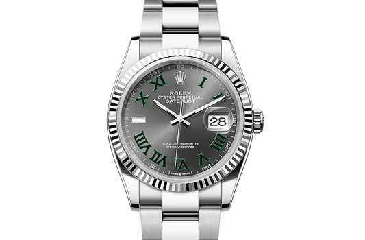ROLEX DATEJUST OYSTER, 36 MM, OYSTERSTEEL AND WHITE GOLD
